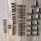 11-3b Foster Lot Of Misc Straight And New Brass Quick Disconnect
