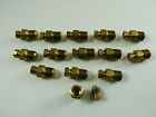 14 High-pressure Straight Brass Compression Tube Quick-assembly Fittings
