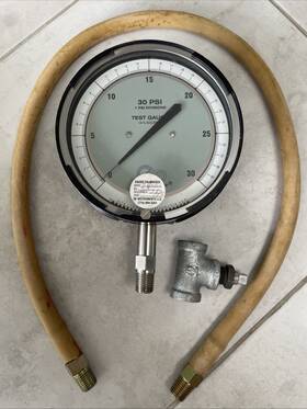 25544-21b51 3d Instruments 25544-21b52 Accu-drive Test Gauge 30 Psi Divisions
