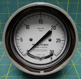 6685-01-295-0776 3d Instruments 25563-21n4b 3 1/2 Inch Inc. Pressure Gauge 0-30 Psig Nsn