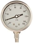 4001-4lcf-gf Pic Gauge Glycerin Filled Bottom Mount Pressure Stainless