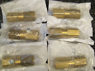 4x828 Cdi Brass Inline Check Valves Lot Of New
