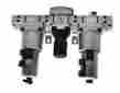 60584 Groz Air Filter Regulator Lubricator Modular 3 Piece Standard 1 Npt 175 Cfm