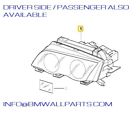 63126902753 Bmw Headlight Assembly Lft Halogen