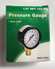 Pp100g 64124 Proplumber Steel Pressue Gauge Npt Psi 659647910830