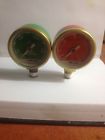 999520 999524 Linde Union Carbide Acetylene Oxygen Pressure Gauges By