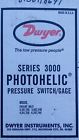 A3000 A3010 Dwyer Photohelic Series Pressure Range Wc 634746263704