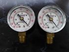 0-30in-hg Aa640 Gast Vacuum Gauge Hg Vac In Npt Lot Of