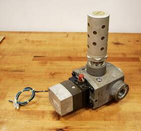 3097-100 Alkon Pneumatic Shut-off With Muffler - Used