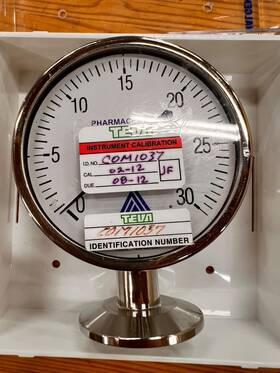Em066010051015a Anderson Pharmaceutical Series Pressure Gauge 0-30 Psi Model