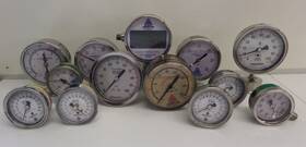 Em932010041011a Anderson Lot Of 13 Psi Pressure Gauges Ashcroft
