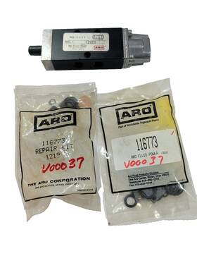 E2212cs Aro 116773 Pneumatic Valve Used As-is With New Service/seal Kits