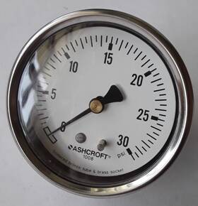 1ja43072-015 Ashcroft Industrial Duralife Gauge 30 Psi 1008