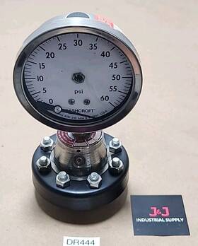 Pi2301 Ashcroft Preowned Type 100 316l Diaphragm Seal Sl C1215 Broken Gauge Warranty