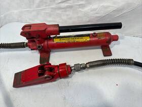 107-d40 Astroline Hein-werner Hydraulic 4 Ton Pump For Body Kit With Spreader Euc