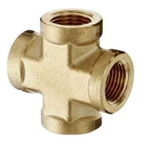 14788887 Au-ve-co Brass Cross 1/8 Inch Pipe Thread