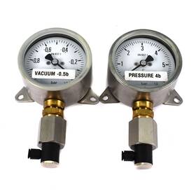 837-1 Baumer En Vacuum Gage -1-1 Bar And Pressure 0-6 Gauge