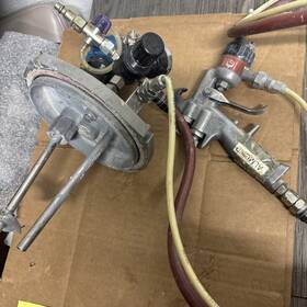 239-56x Binks Graco Spray Gun And Paint Top Gauges Missing Bucket #mm2