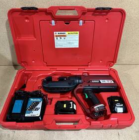 Burndy Pat46t3s T3 Tech 15t Battery Crimper C-head 4ah Batteries