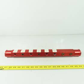 Bam-08-01-250 Burnham Manifold 10 Port Air Water 1 Inch Inlet 8 Outlet Ports 1/4 Npt