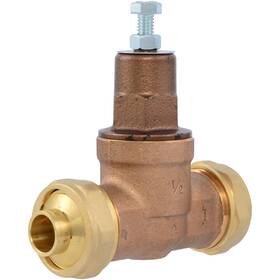 Pva08m-dusw-60 Cash Acme Eb45 Pressure Regulating Valve Double Union 1/2 Inch Sweat Metal Top 60 P