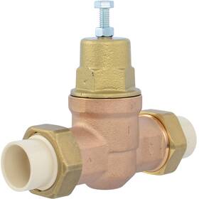 Pva20m-duvc-60 Cash Acme Eb45 Pressure Regulating Valve Double Union 1 Inch Cpvc Metal Top 60 Psi