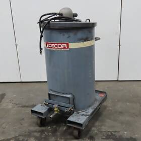 Tx-55pl Cecor Mobile 55 Gallon Drum With Pneumatic Coolant Sump Vacuum Assembly