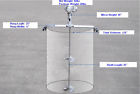 Chemical Mixer 50gallon Pneumatic Tank Rung Barrel