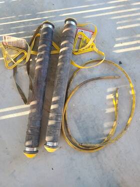274526 Cherne Industries Oatey 3-4 Inch Long Pneumatic Test Ball Plug Lot Of 2