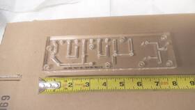 Cms-394 Clippard Acrylic Air Manifold With 10-32 Ports Used