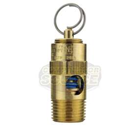 Srv250-38-200 Conrader 200 Psi 3/8 Inch Male Npt Air Compressor Safety Relief Pop Off Valve Solid Brass Usa