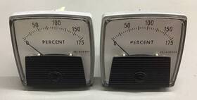 68a7614c22buaaab00 Crompton 68a7614c22caeeeb00 Lot Of 2 0-175 Percent Meter Gauge Ye/68a7614c22buaaab00 B492