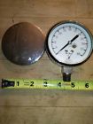 Ct155-40 Vintage Marsh Corp Steampunk Steam Pressure Gauge With Cover Stainless