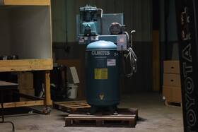 208-460 Curtis Toledo E-57a Air Compressor 5 Hp 80 Gallon Volt 3-phase Model