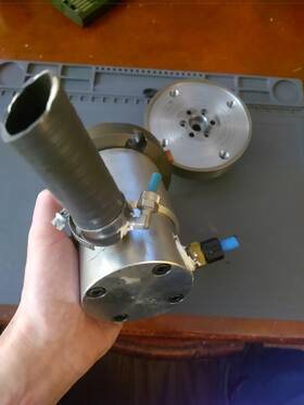 1500-250 Deublin Rotary Union Deuplex 108 Mm Flange 19 Pilot 3/8 Inch Npt