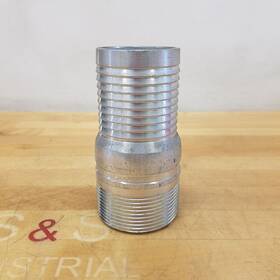 Stc30cs Dixon King Crimp Style Combination Nipple Threaded End 2-1/2 Inch Hose Id
