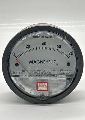 2080-c Dwyer 2080 C Magnehelic Pressure Gage 0-80 Inch Of Water