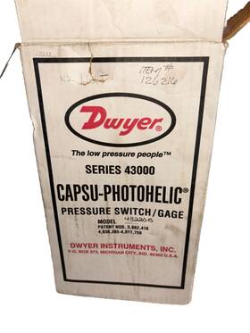 43220b Dwyer Nos Series 43000 Capsu-photohelic Pressure Switch/gage - Model