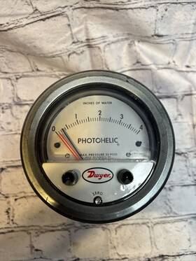 A3004c Dwyer A3004 C Series A3000 Photohelic Pressure Switch Gage 0-4 In