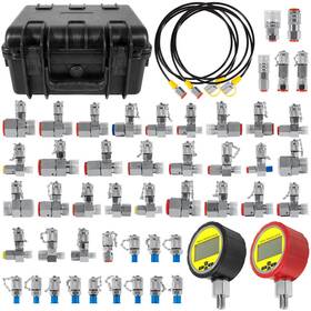 Hptc-70dc E-cowlboy 70dc Digital Hydraulic Pressure Test Coupling Kit For Construction Machinery