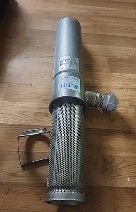 Ebf-0104-ab10-015n-ns-b-nns Eaton Ebf0102sb15t Ss 4 Inch Npt Filter Housing Strainer Missing Cap And Clamp