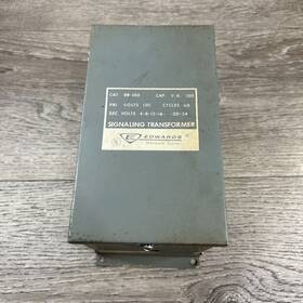 88-100 Edwards Signaling Transformer W Junction Box 120v 60 Cycle Oem