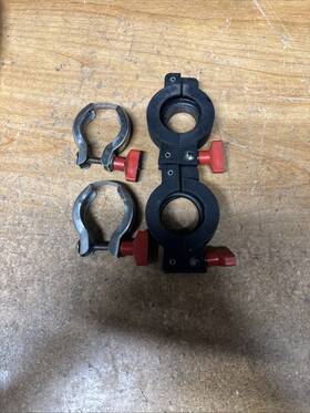 Edwards C10512304 Vacuum Swing Clamp Kf 25 Polymer And Metal Hinge Nw Lot Of 4