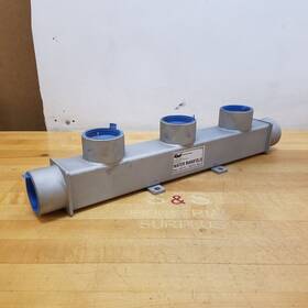 Cp-3574 Emi Corporaton Corporation Aluminum Water Manifold Max 150 Psi 5 Port 2 Inch Npt