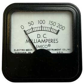 22188-000 Emico M Ll Amperes 200ma Dc Electro-mech