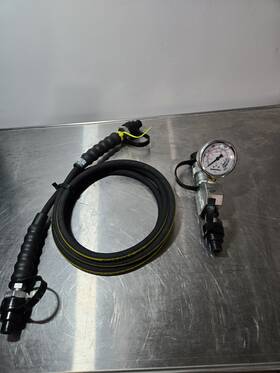 Ga45gc Enerpac Pressure Gauge 45 Adapter Assembly 700bar With Hose