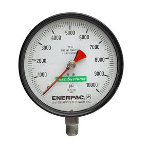 T6003l Enerpac Test System Gauge 6-1/4in Dial 1/2in Nptf Male 0-10000psi