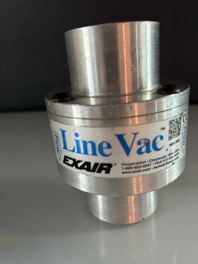 6085 Exair Line Vac Vacuum Generator 2 Inch Port 3/8 Npt 250psi Max