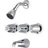 F30k1401cp-jpa3 Home Impressions Chrome Metal Knob Tub Shower Faucet 009326426433