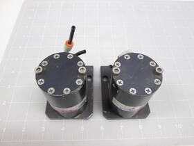 T59939 Fabco-air Pancake Line P2796 Lot Of 2 Pneumatic Cylinders